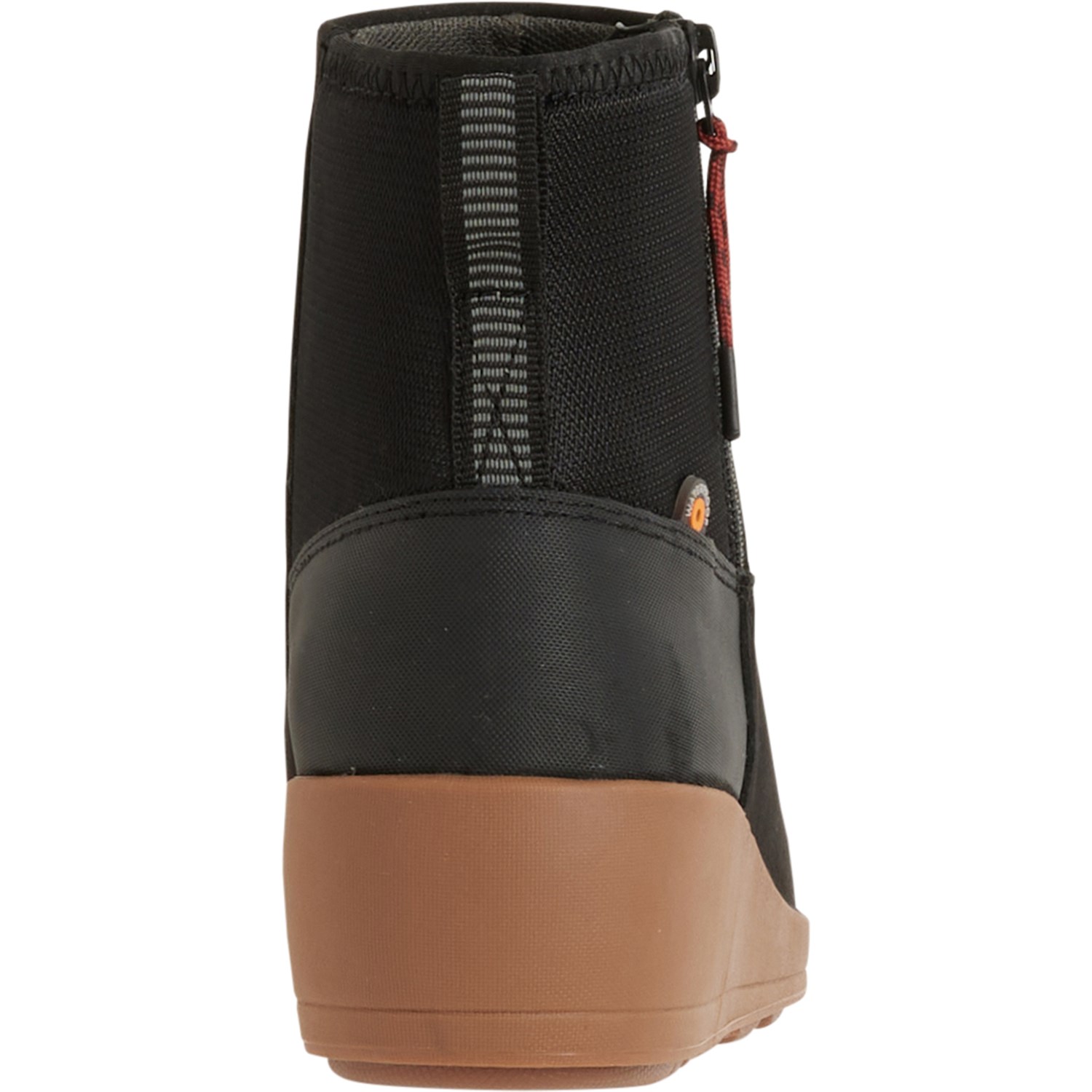 (取寄) ボグスフットウェア レディース ビスタ ラギッド ジップ ウェッジ ブーティ Bogs Footwear women Vista Rugged Zip Wedge Booties (For Women)  Black Bogs Footwear Vista Rugged Zip Wedge Booties (For Women) - Save 63%