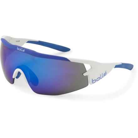 Bolle Aeromax Sunglasses (For Men and Women) in Matte White/Blue Violet
