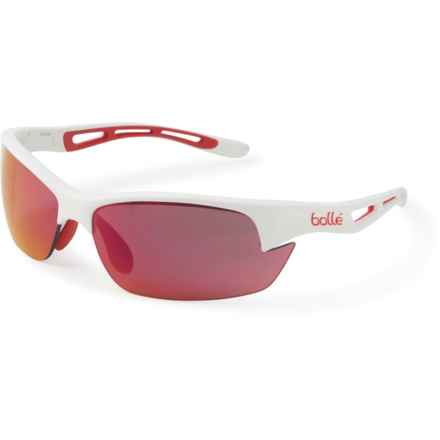 Bolle Bolt S Sunglasses (For Men and Women) in Matte White/Orange