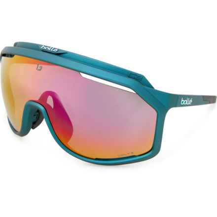 Bolle Chronoshield Sunglasses - Polarized in Metallic Teal/Volt/Ruby