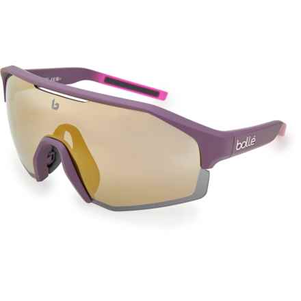 Bolle Lightshifter Sunglasses - Mirror Lens in Burgundy Pink Matte/Tns Gold