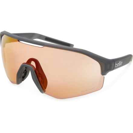 Bolle Lightshifter XL Sunglasses - Photochromic in Black Frost/Phantom Brown Red Photochromatic