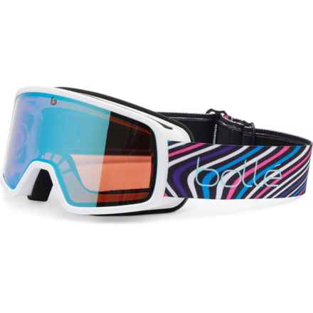 Bolle Nevada Jr. Ski Goggles (For Boys and Girls) in White Matte