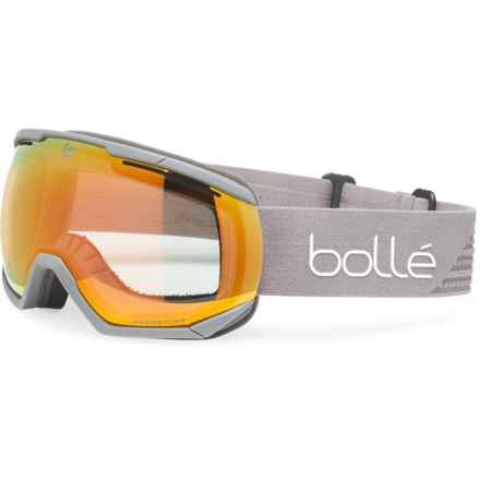 Bolle Northstar Ski Goggles (For Men) in Grey Matte/Phantom Fire/Fire Red