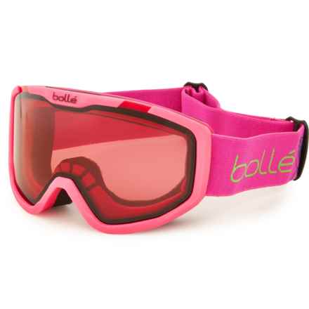 Bolle Rocket Jr. Ski Goggles (For Boys and Girls) in Pink Bear Matte/Vermillon