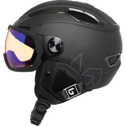 Bolle V-LINE Carbon Ski Helmet with Visor (For Men) in Black Matte