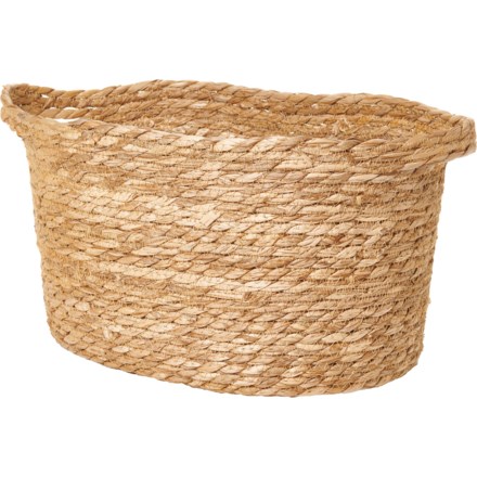 Bombay Medium Woven Basket - 16x12x9” in Multi