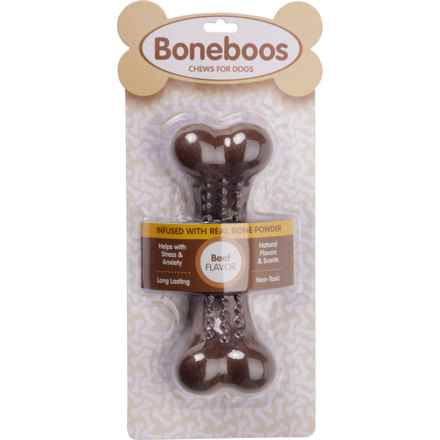 Boneboos Beef Bone Dog Chew Toy in Beef