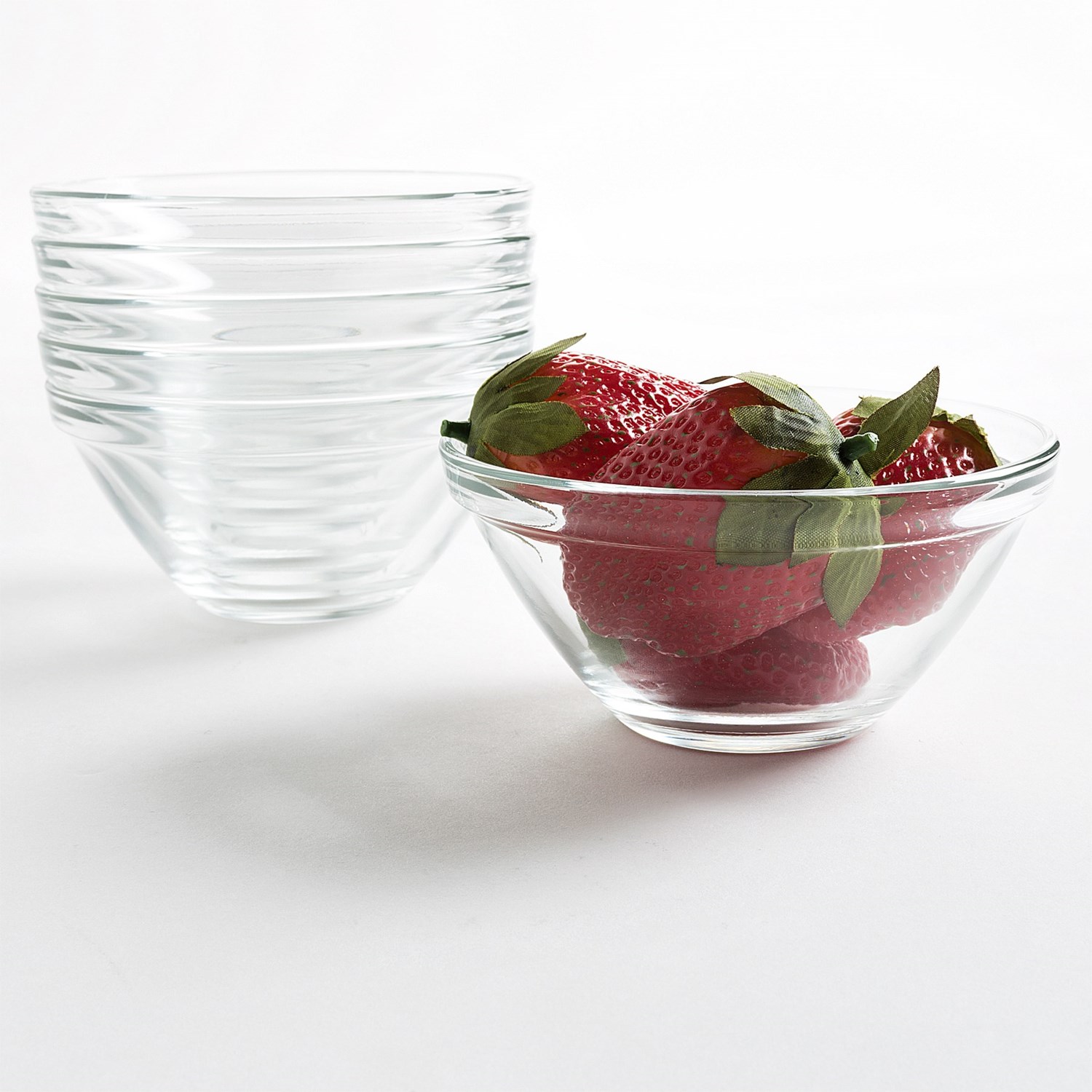 Bormioli Rocco Pompei Bowls - Tempered Glass, Set of 6 7922G - Save 40%