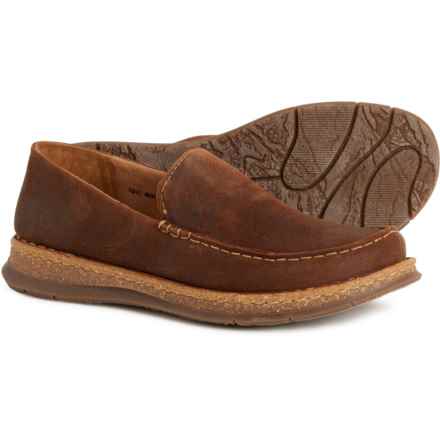 Born Baylor Distressed Loafers - Suede (For Men) in Glazed Ginger