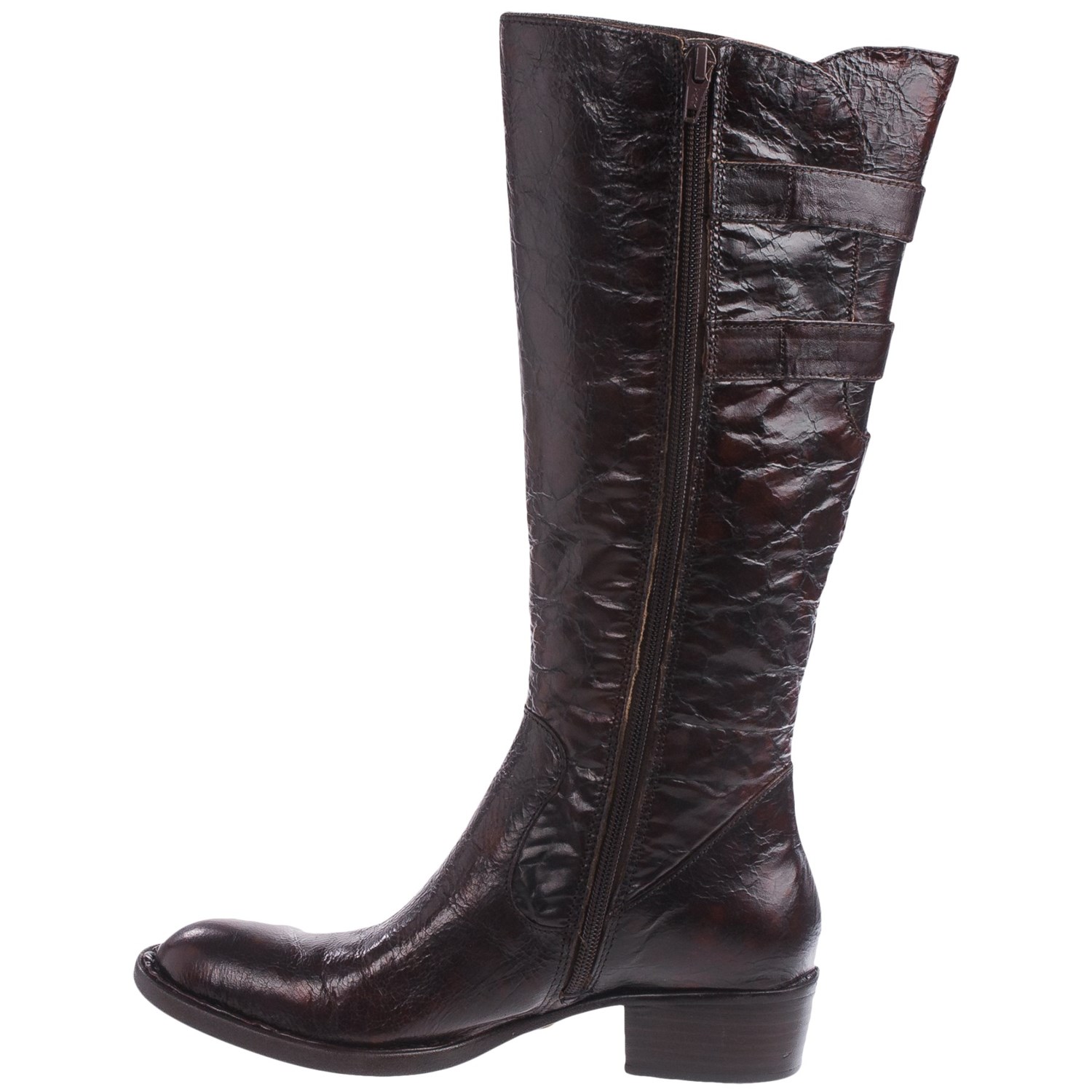 Born Berry Leather Riding Boots (For Women) 154MC - Save 61%