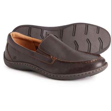 Born Brompton II Shoes - Slip-Ons, Leather (For Men) in Dark Brown (Mahogany)