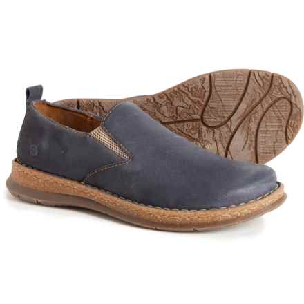 Born Bryson Loafers - Leather (For Men) in Dark Blue