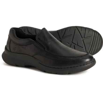 Born Cambridge Shoes - Leather, Slip-Ons (For Men) in Black