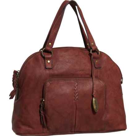 Born Canterton Organizer Midi Satchel - Leather (For Women) in Saddle