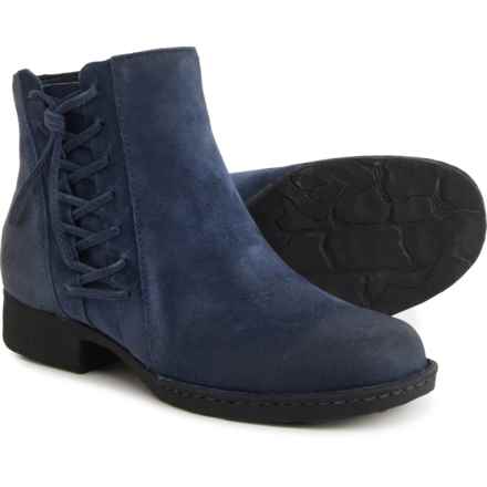 Born Carson Boots - Leather (For Women) in Navy