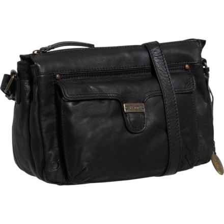 Born Carver Crossbody Bag - Leather (For Women) in Black