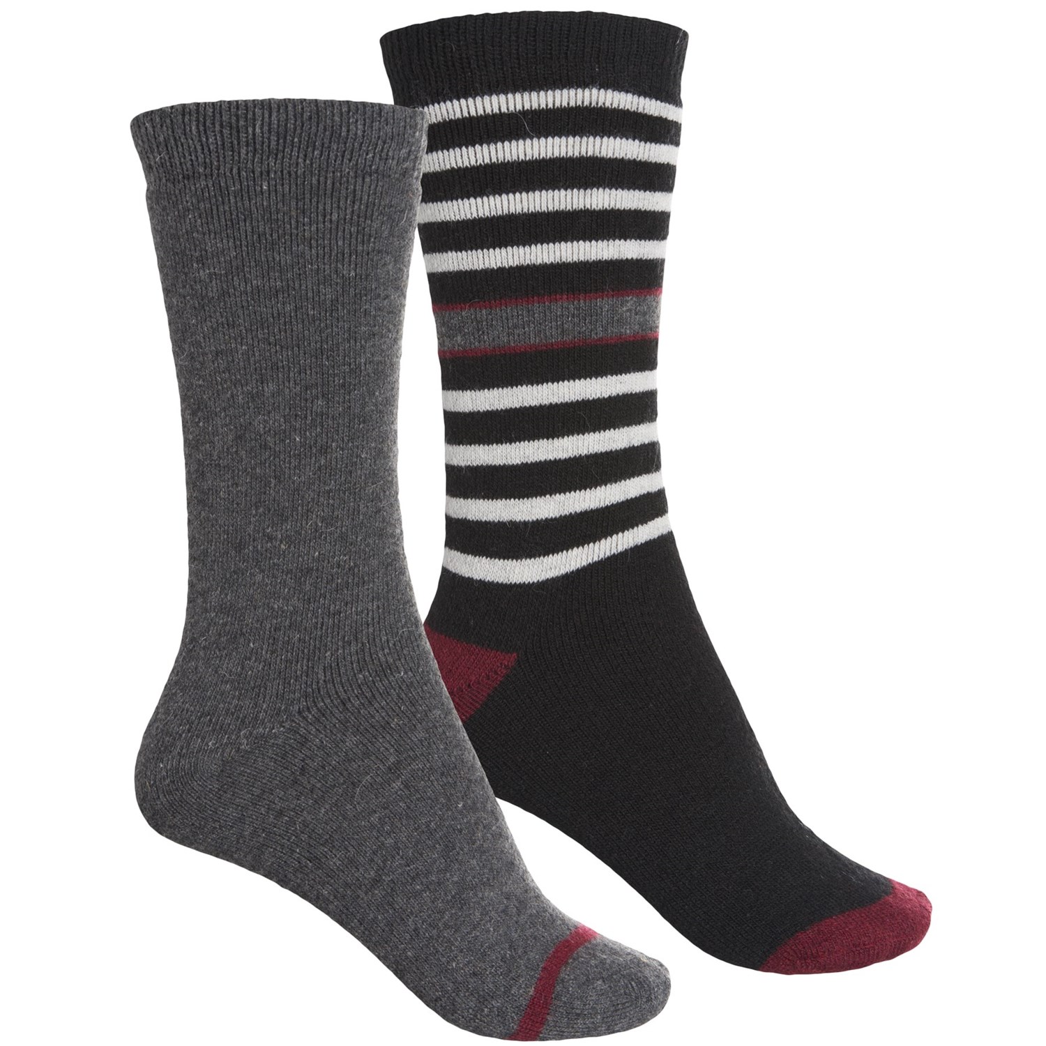 striped boot socks