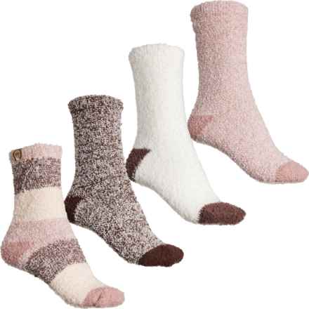 Born Cozy Socks - 4-Pack, Crew (For Women) in Mauve