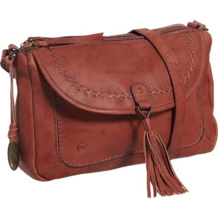 Born Donnelly Crossbody Bag - Leather (For Women) in Saddle