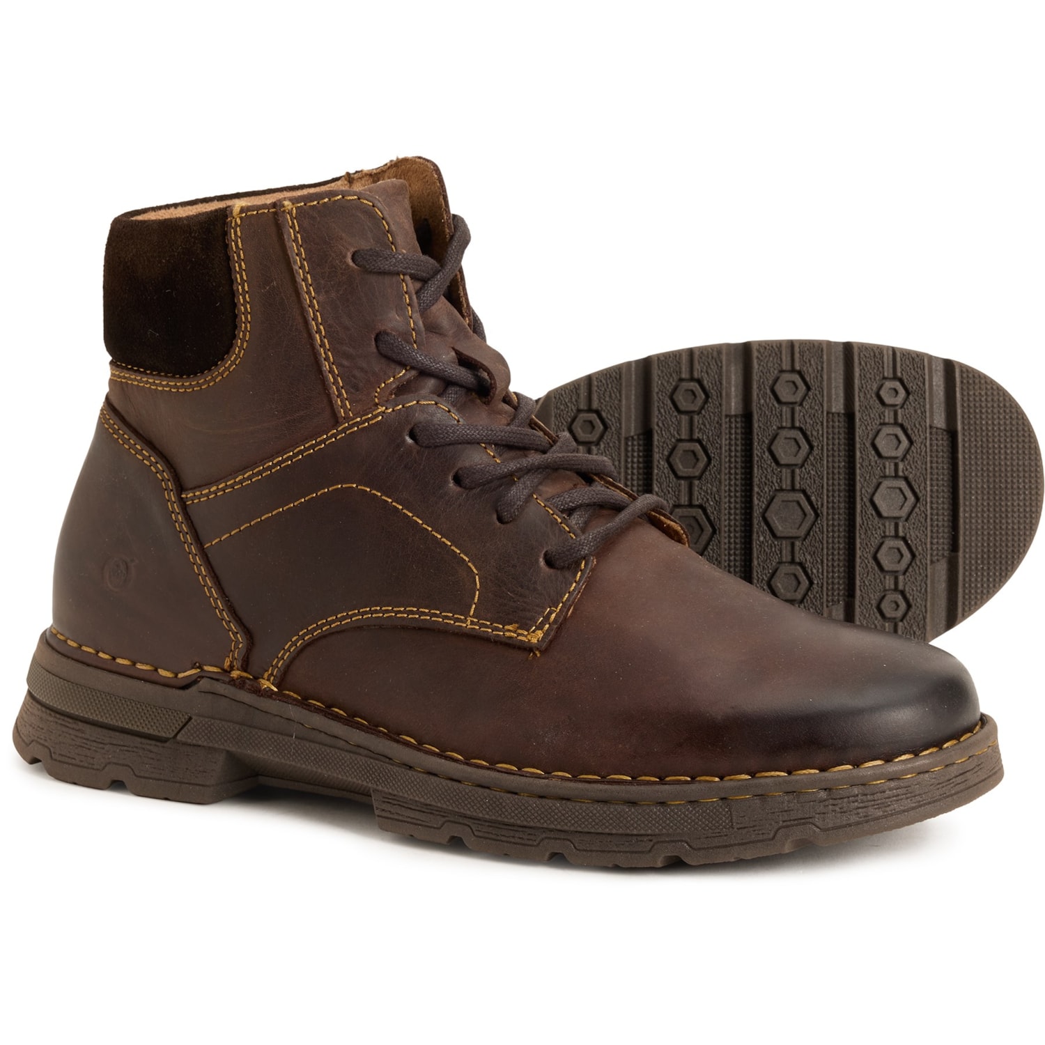 Born men\'s leather boots brown 9.5 NWOB Born Theo Chukka Boots Men main image 4