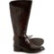 Born Gibb High Shaft Boots - Leather, Wide Calf (For Women) in Tan