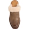 13TH1_2 Born Hope Shearling-Lined Heeled Clogs - Leather, Open Back (For Women)