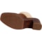 13TM1_5 Born Hope Shearling-Lined Heeled Clogs - Leather, Open Back (For Women)