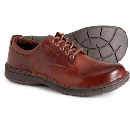Born Hutchins III Oxford Shoes - Leather (For Men) in Dark Tan (Whiskey)