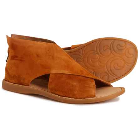 Born Iwa Sandals - Suede (For Women) in Cognac