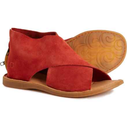 Born Iwa Sandals - Suede (For Women) in Red