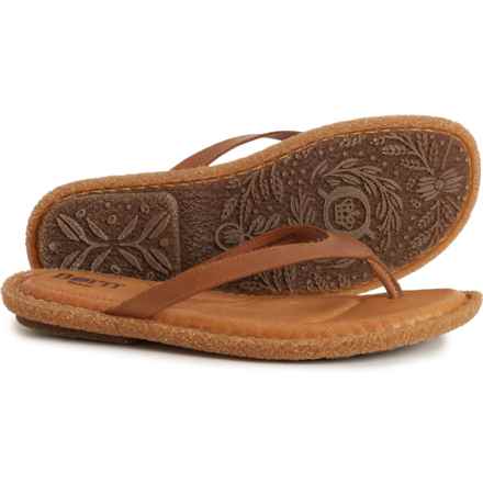 Born Maite Flip-Flops - Leather (For Women) in Maple