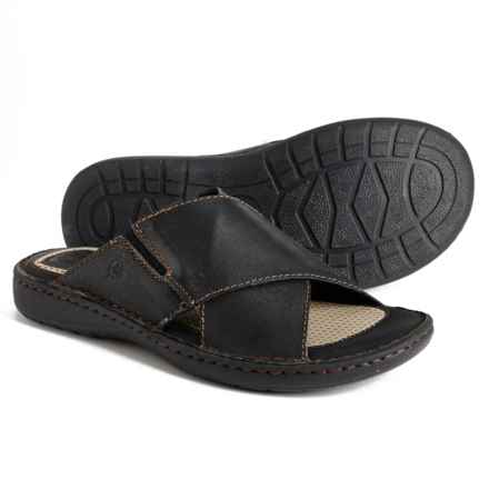 Born Marco Sandals - Leather (For Men) in Black