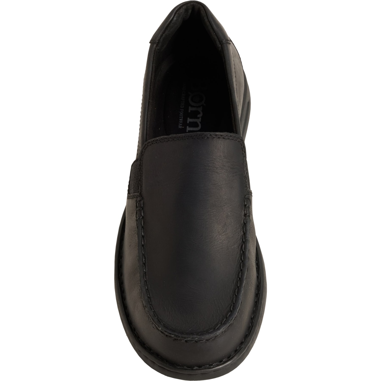 Born Leather Slip-On Low Shoe Boot Mens Sz 9M Black Comfort EUC Casual Work Born Marino Slip-On Shoes (For Men) - Save 50% main image 4