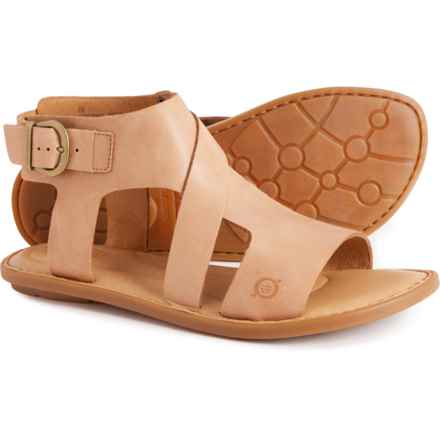 Born Marlowe Gladiator Sandals - Leather (For Women) in Light Brown