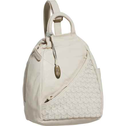 Born Millport Woven Sling Pack - Leather in Bone