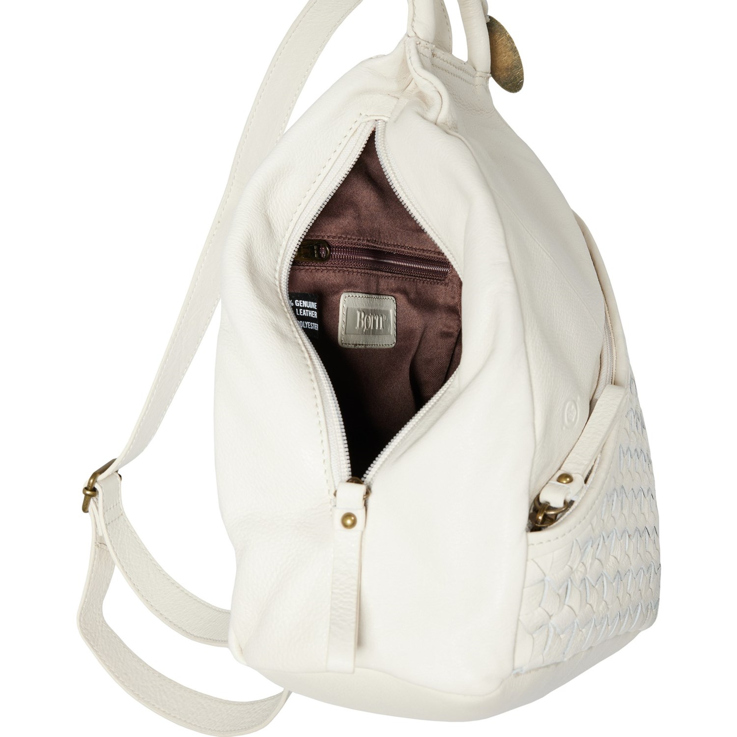 Born Millport Woven Sling Pack - Leather - Save 59%