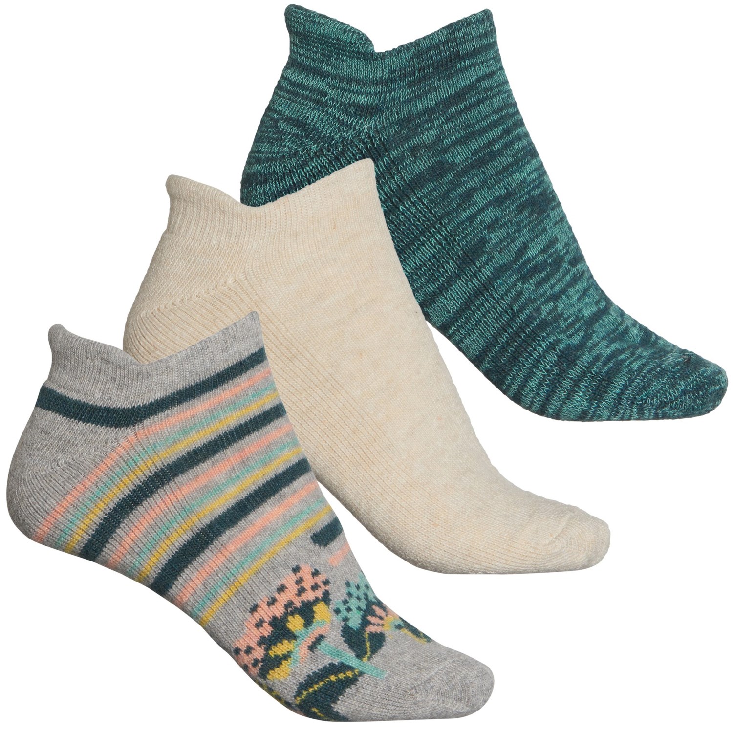 BORN OUTDOORS WoolBlend HalfCushion Heel Tab Socks (For Women) Save 41