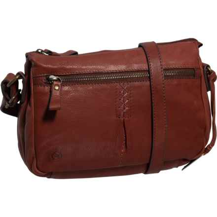 Born Paulus Crossbody Bag - Leather (For Women) in Saddle