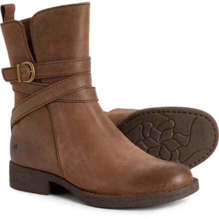 Born Salli Boots - Leather (For Women) in Chocolate Brown