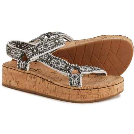 Born Sirena Flatform Sandals (For Women) in Black Multi