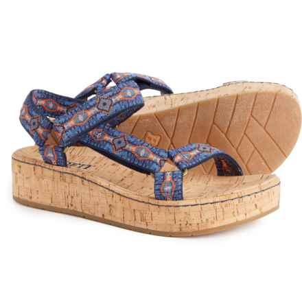 Born Sirena Flatform Sandals (For Women) in Navy