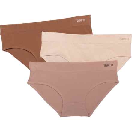 Born Stretch Cotton Panties - 3-Pack, Hipster in Nude