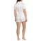 4YWFF_2 Born Tonal Striped Satin Flowy Notch Collar Shorts Pajamas - Short Sleeve