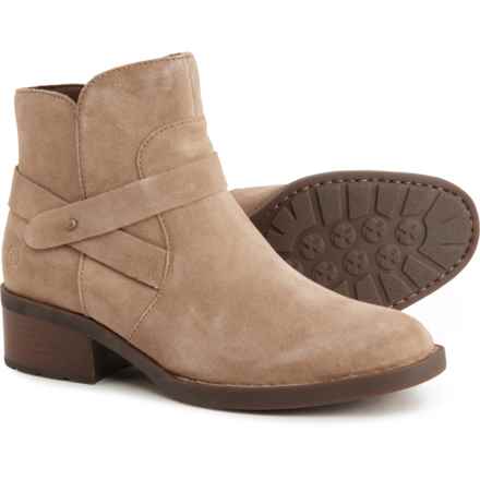 Born Tori Ankle Boots - Suede (For Women) in Taupe