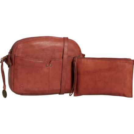 Born Turner Crossbody Bag - Leather (For Women) in Saddle
