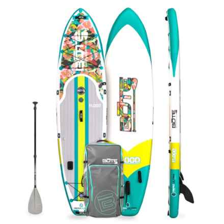 Bote Flood Aero Native Tropics Inflatable Stand-Up Paddle Board with Paddle - 11’ in Multi