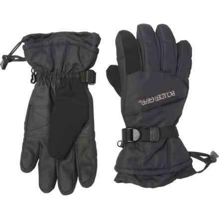 Boulder Gear Board Gloves - Waterproof, Insulated (For Men) in Black