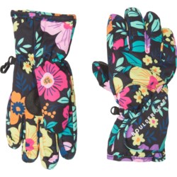 Boulder Gear Flurry Gloves - Waterproof, Insulated (For Little Girls) in Wildflower