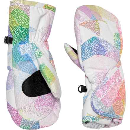 Boulder Gear Flurry Mittens - Insulated (For Little Girls) in Rhythm Prism